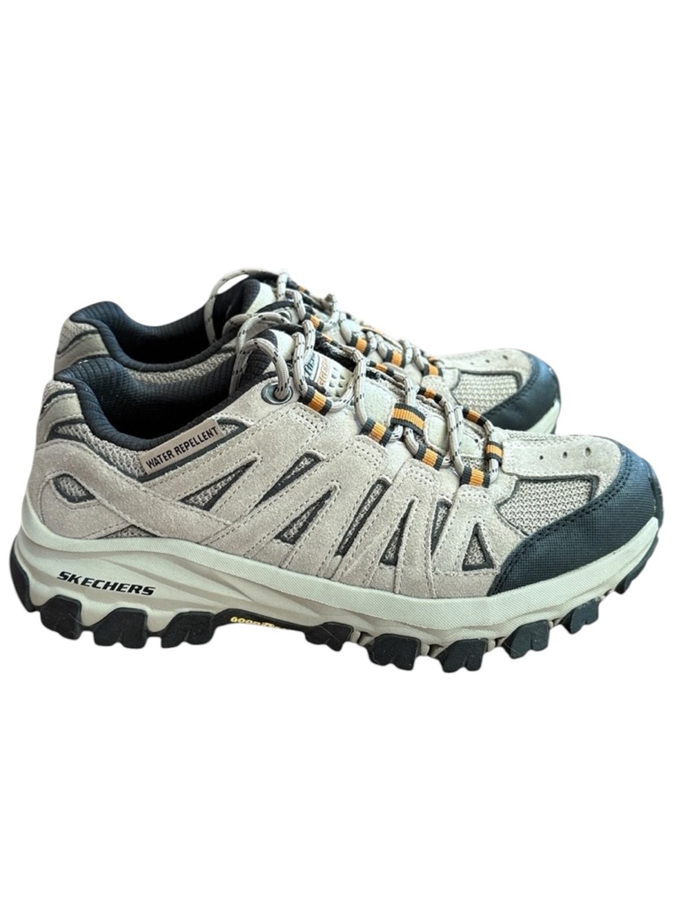 Skechers Edgemont Taggert Trail Hiking Shoes 8 Water Repellent Khaki 20451